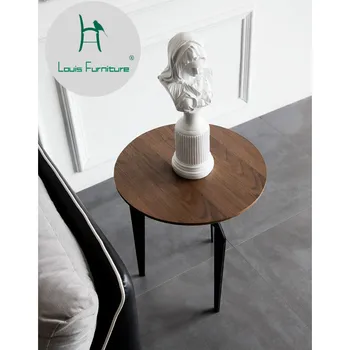 Louis Moda Nórdica Mesa De Chá Combinação Pequeno Apartamento Designer Personalidade Criativa Função De Ferro Habilidade De Vários Cantos  10