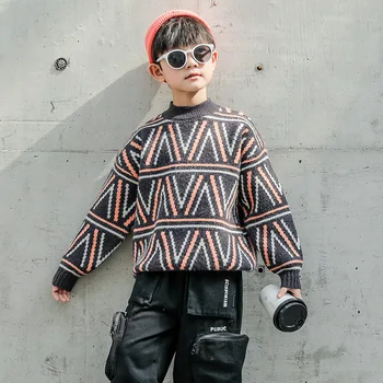 Meninos Camisola Crianças Outwear Tops, Casacos De 2021 Moda De Lã Engrossar Inverno Quente De Outono Traje De Adolescentes, Filhos De Vestuário  10