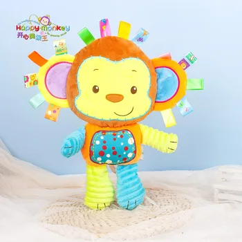 Bebê de Brinquedo de Pelúcia músicas lovey Macio Macaco de Pelúcia de Animais Pacificar Boneca Calmante Sensorial Taggy Brinquedo Grande Presente para o Recém-nascido Lactente Criança Criança  10
