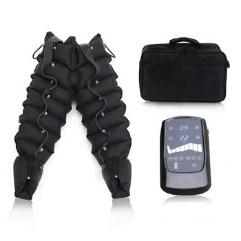 Portátil de recuperação de botas de 8 de câmara de compressão de ar de perna inteira hip massagem de drenagem linfática massagem pressoterapia máquina  5