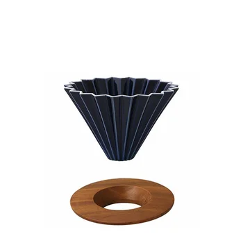Origami de Cerâmica, Café Gotejador Mão Filtro Xícara de Café Taça de Cerâmica Feitas no Japão Elegante e Moderno Despeje Sobre para 1-2/2 a 4 Copos  5