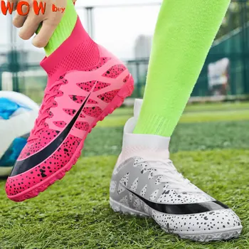 Botas de futebol da venda Quente Clássico do Futebol de Qualidade Sapatos Ourdoor Atacado de Treinamento de Tênis TFFG Unisex Chuteira de Grampo  3