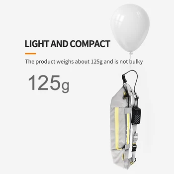 LED de Jogging, Ciclismo Bolsa Tipo-C Carregamento USB Impermeável Execução Esportes Saco da Cintura Faixa Reflexiva Noite de Aviso para as Mulheres, Homens  5