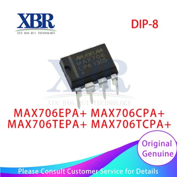 5PCS MAX706EPA+ MAX706CPA+ MAX706TEPA+ MAX706TCPA+ DIP-8 de Monitoramento de Energia Chip  10