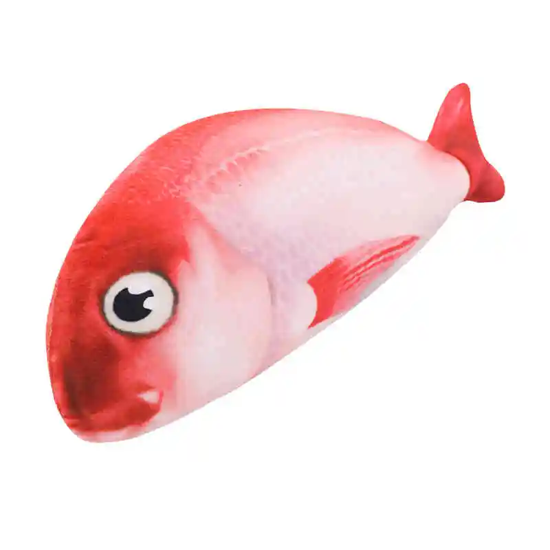 Dorimytrader quente animal peixe vermelho travesseiro de simulação de peixe brinquedo de pelúcia para dormir longo travesseiro de presente de decoração criativa 47inch 120cm