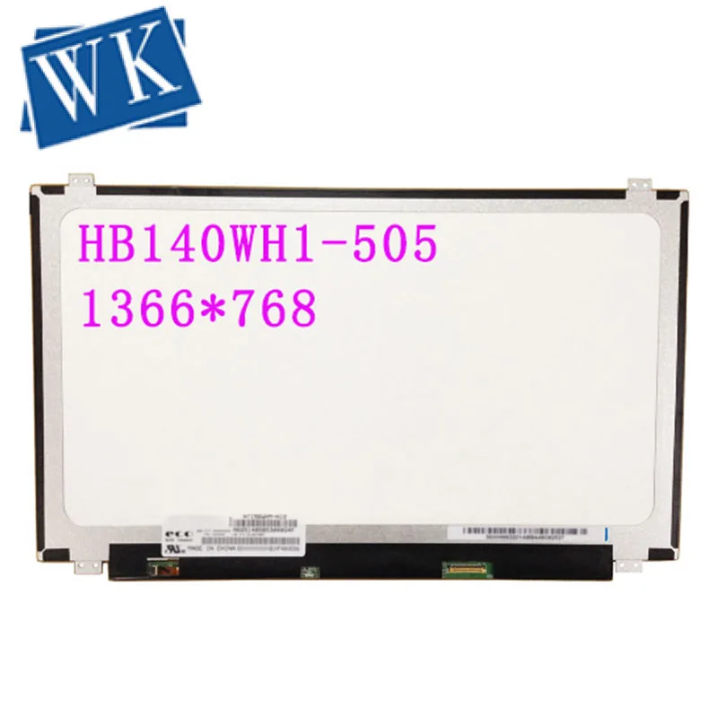 Para BOE HB140WH1-505 HB140WH1 505 LED Tela Display LCD Com Touch Matriz para o Portátil 14.0