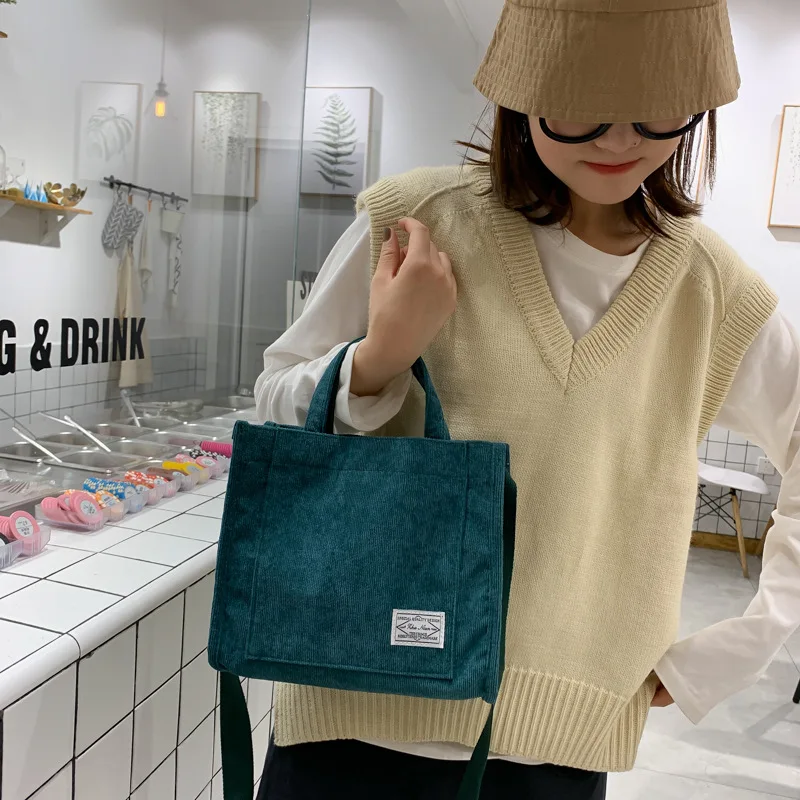 Veludo Quadrado Pequeno Saco Feminino Coreano Ins Tendência Bolsa Bolsa De Ombro De Moda De Grande Capacidade