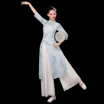 Dança clássica Traje Para as Mulheres Dança Folclórica Desgaste Desempenho Traje de Fadas Cheongsam Dançarina Roupa Roupas de grife JL2233  4