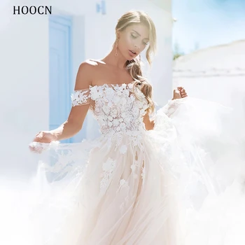 HERBURNL Strapless Vestido de Noiva Romântico 2022 Moda do Assoalho-Comprimento Apliques de Noiva Fora Do Ombro sem encosto  10