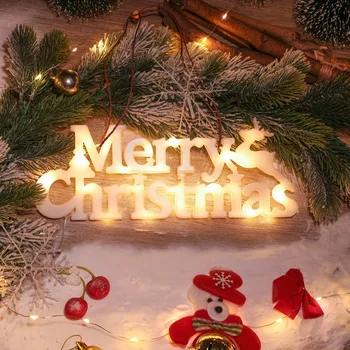 Ano novo DIODO emissor de Luz de Natal, Enfeites Para Casa, Pendurar a Guirlanda de Natal Decoração da Árvore de Enfeite de 2023 Navidad Presente de Natal de Ano Novo  5