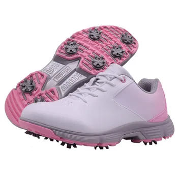 Mulheres Sapatos de Golfe campo de Golfe Profissional de Tênis, Não-deslizamento de Desporto ao ar livre Tênis Impermeável Picos de Tênis de Esporte Tênis  10