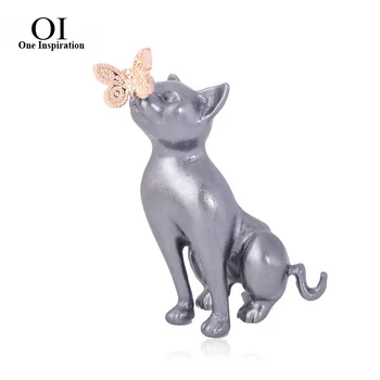 OI Gato Adorável Broche de Esmalte Pin Para o dia-a-dia de Sair de Decoração, Acessórios Lapela do Casaco Saco de Ornamentos  10