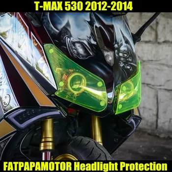 Acessórios da motocicleta Farol de Tampa de Proteção Para a YAMAHA TMAX 530 TMAX530 2012 2013 2014  10