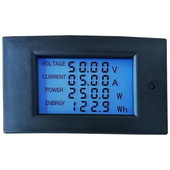 LCD Display Digital de Tensão de Corrente Medidor de Wattmeter de Energia Medidor de Volt Amperímetro 367D  5