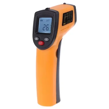 Digital gm320 Laser Infravermelho Termômetro -50~380 Grau Medição de Temperatura de Arma de LCD Industriais houver pirômetro medidor de Temperatura  2