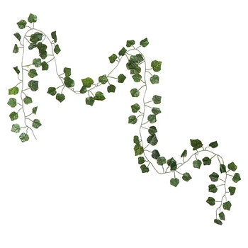 200cm de seda verde artificial de Suspensão ivy folha de garland, plantas de folhas de videira 1Pcs diy Para a Casa de Casamento decoração Festa no Jardim Decoração  10