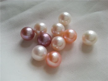 um pcs pérola de água doce AA perto de round 8-9mm branco rosa roxo natureza miçangas para fazer jóias colar FPPJ atacado  10