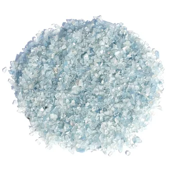 1 Kg 3-5 mm de água-marinha Natural de Cristal Cascalho de Pedra Nº 1  5