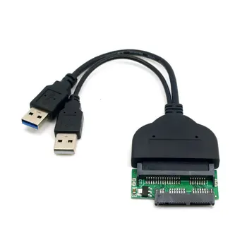 A USB 3.0 SATA 22Pin e SATA para Micro SATA Adaptador de 1,8