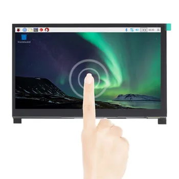 7 Polegadas Full Vista IPS LCD Tela de Toque para o Raspberry Pi HD, HDMI, Display Capacitivo Monitor de Toque de 5 pontos de Controle  10