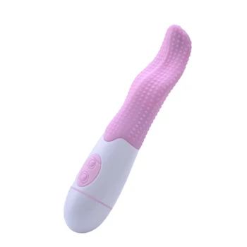 A Masturbação feminina Dispositivo de 30 de Frequência de Vibração Simulado Língua Longa Massageador Portátil G-spot Vibrador Brinquedos Sexuais TK-ing  10