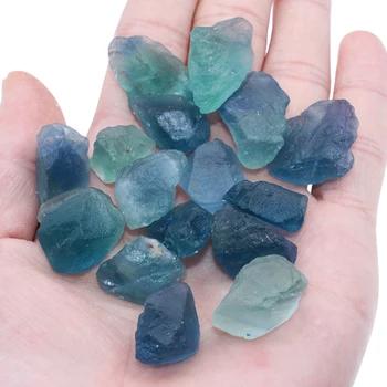 Cristal Natural Áspero de Lã Azul-verde do Minério da Fluorite Ornamentos Tanque de Peixes Vaso Decoração Difusor de Aromaterapia Pedra de Aquário Rock  10
