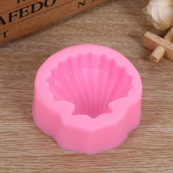 Cupcake Molde de Silicone 3D Shell de Sabão Cookie de Chocolate Fondant de Decoração do Bolo de Ferramentas de Cozimento Acessórios de Cozinha da Confeitaria XQ19  10