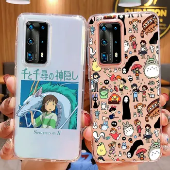 Clássico Japão Anime Totoro Caso de Telefone Para Samsung S20 S8 S9 S10 Plus S21 A52 em Silicone Macio da tampa de TPU para Galaxy A50 A51 A70 A71  10