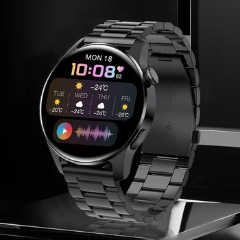 Homem De Assistir A Nova Chamada Bluetooth Smartwatch Homens Sport Fitness Pulseira De Alarme De Lembrete De Relógios Para Android  10