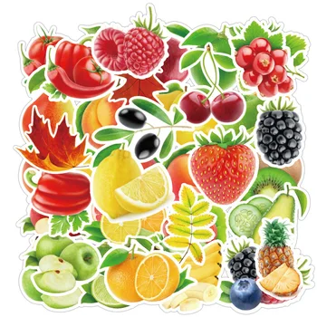 100pcs/conjunto de desenhos animados Frutas, Legumes Adesivos de Frutas, Legumes Graffiti Adesivos Para DIY Skate Mala de Bagagem de Guitarra Carro  10
