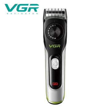 VGR 028 auto de cabelo aparador recarregável USB cabelo clipper corte de cabelo, máquina lavável, impermeável 1-10mm ajustável  10