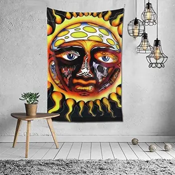 Sol Abstrato Tapeçarias De Parede Pendurado Para Mandala Arte Dormitório Acessórios  10