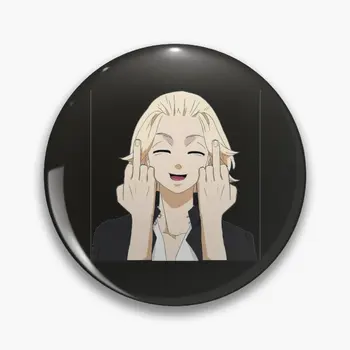 Tóquio Revengers Personalizável Macio Botão Pin Colar De Presente De Desenhos Animados Criativo De Moda De Chapéu Pin De Lapela Metal Decoração Amante De Mulheres De Roupas  10